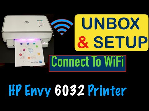 HP Envy 6032 SetUp, Unbox, Install SetUp Ink, WiFi SetUp, Connect 5Ghz WiFi, review !!
