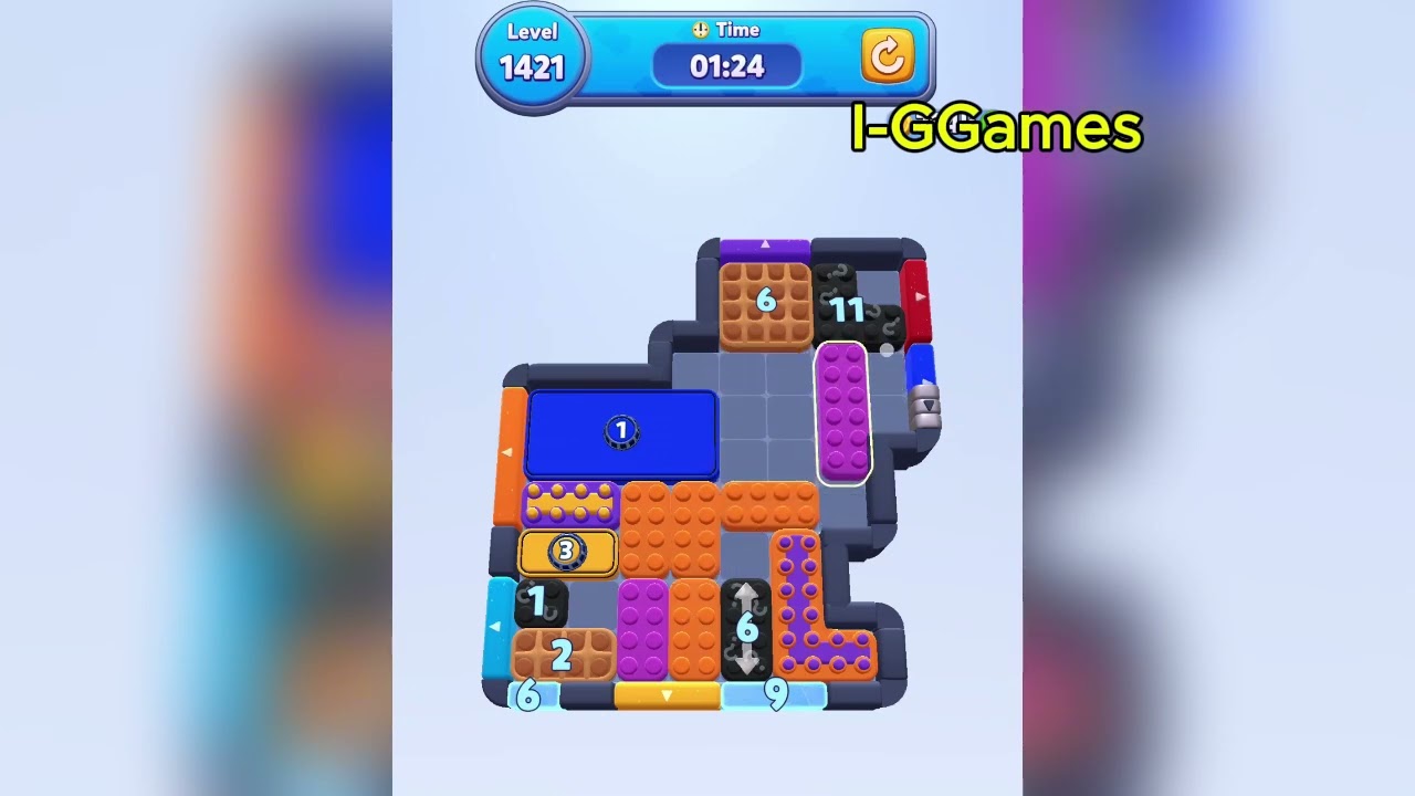 Color Block Jam Level 1421 - YouTube