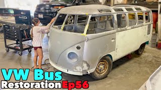 VW Bus Restoration  Episode 56  Nothing's Fast or Easy | MicBergsma