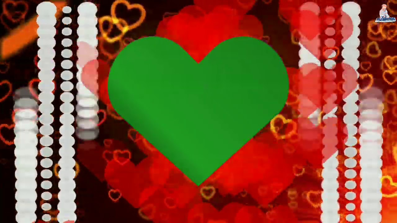 Green Screen  Heart Animation Effect  No Copyright Free Download 1080p full HD