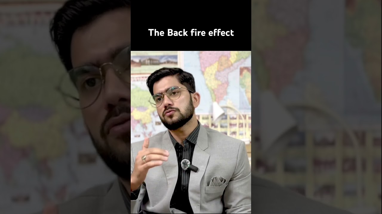 The back fire effect