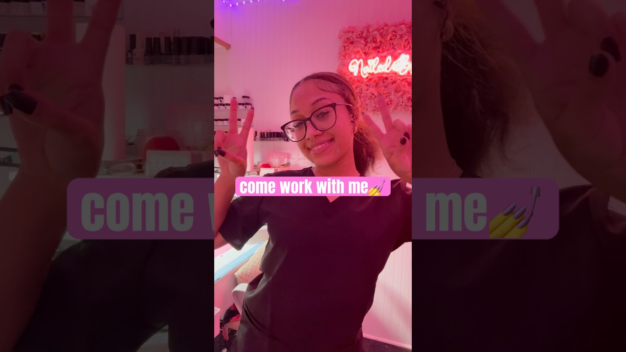 $300 nail day as a teen nail tech 💅