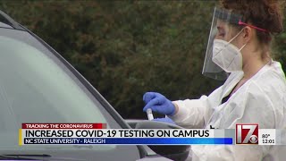 Increased COVID-19 testing on NC State's campus