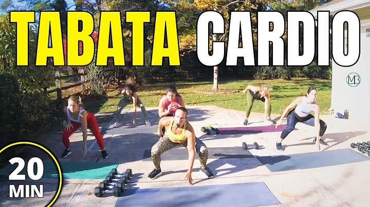 TABATA Cardio 12 MIN with Warm Up and Cooldown | No Equipment | All Levels