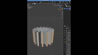 Hammasratas Blenderillä. Make gears using Blender