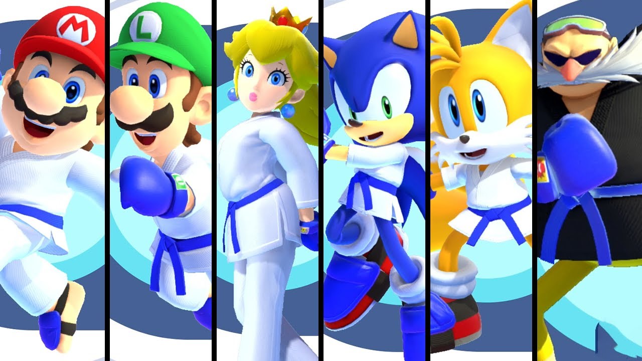 Mario & Sonic at the Olympic Games Tokyo 2020 - Karate (All Characters)