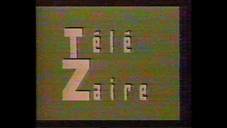 TV-DX Tele Zaire, news and some piece of program, closedown 02.01.1993