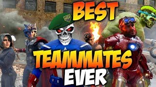 Black Ops 4 Best Team Mates Ever! COD BO4 SBMM FAIL!