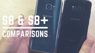 Samsung Galaxy S8 and S8+ Phone Size Comparisons (S7, HTC, Pixel, OnePlus 3T, Mi Mix)