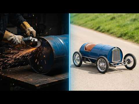 Muebles artesanales con barriles súper elegantes 🛢️