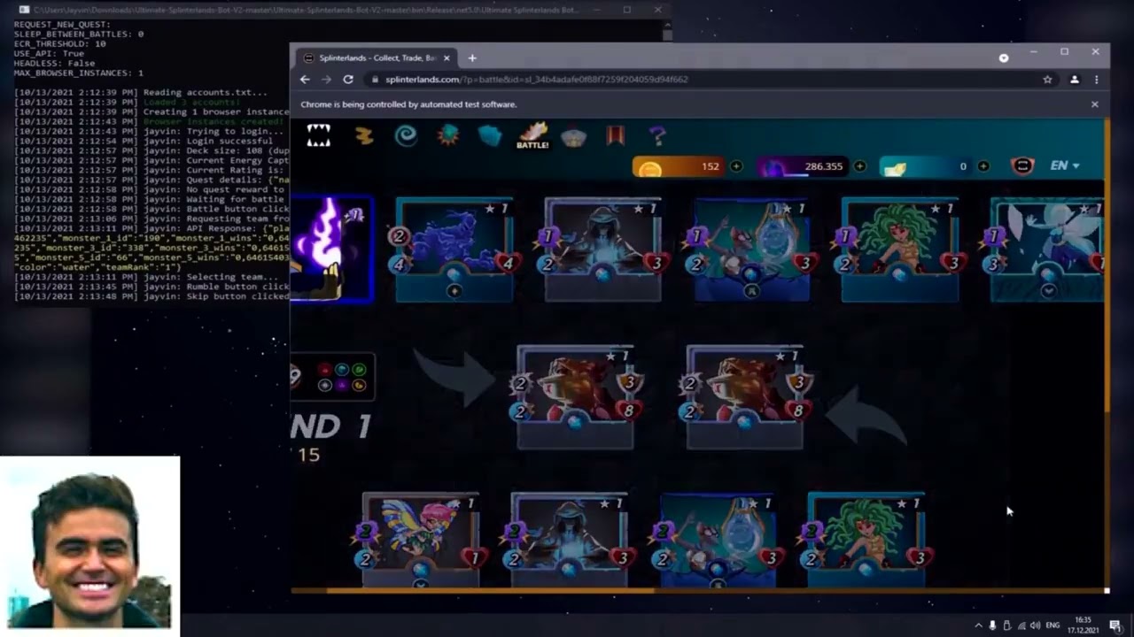 HOW TO SETUP AND USE SPLINTERLANDS BOT!!