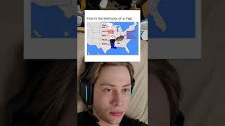 How To Find Kentucky On A Usa Map #meme #reaction