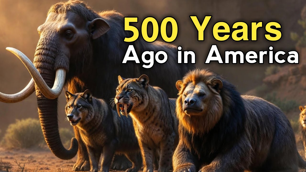 Giant Animals Roamed AMERICA 500 Years Ago