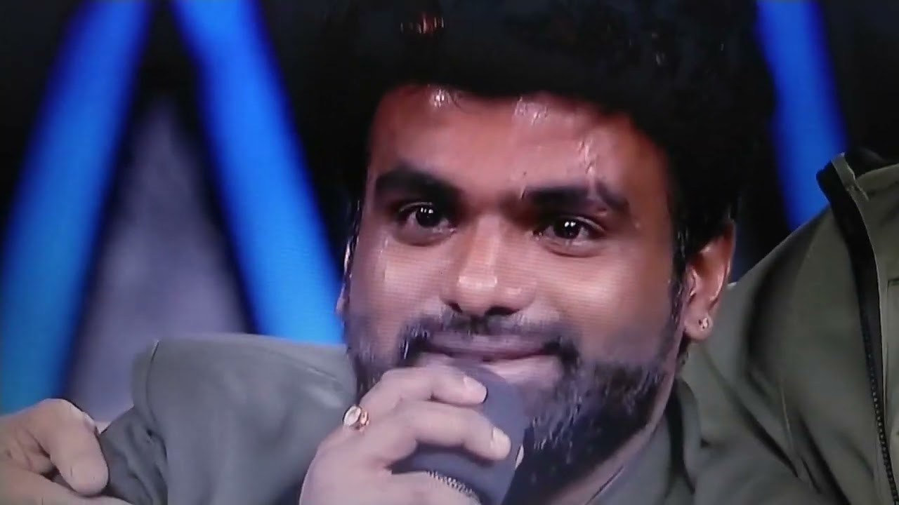 Rj Chaithu getting emotional for elimination