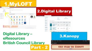 eResource - Digital Library @BritishCouncilEnglish #myloft #kanopy