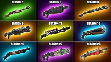 Evolution of All Fortnite Shotguns (Chapter 1 Season 1 - Chapter 4 Season 1)