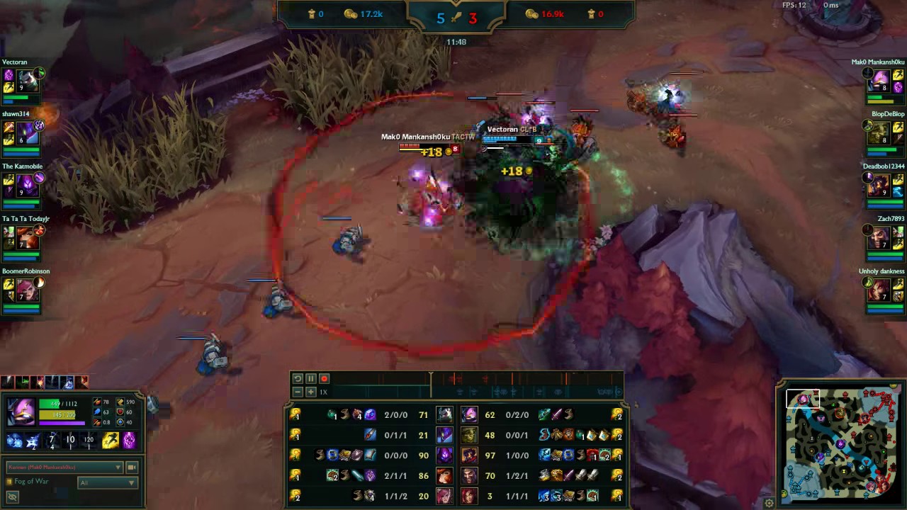 First game of kennen vs swain.