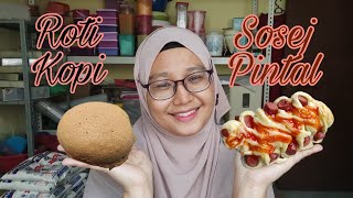 Mexican Bun | Roti Kopi & Sosej Pintal bekalan hari pertama sekolah