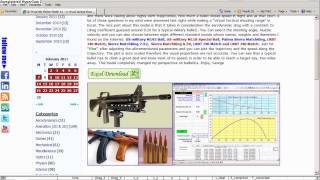 A Virtual Shooting Range in Excel