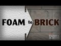 Ⓕ How To Make Styrofoam Look Like Brick (ep65)