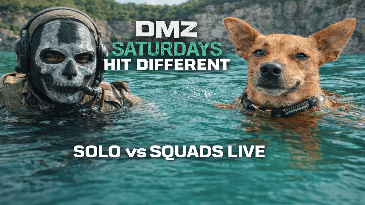 Live Now: 🎮 DMZ Saturdays Hit Different | Solo vs Squads Live. On our way to 300 Subs!