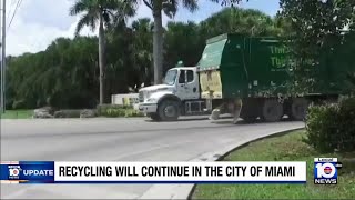 City of Miami withdraws ordinance that would have ended recycling services