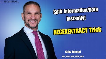 How to Split Information/Data That Follow a Specific Pattern: REGEXEXTRACT