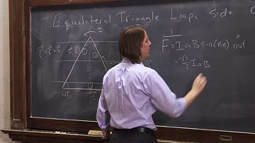 PHYS 102 | Wire Loops 6 - Torque on a Triangular Loop