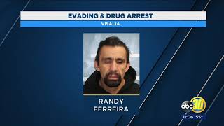Visalia Police chase man through neighborhood, find narcotics and burglary tools in car