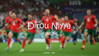 Video thumbnail of "Dirou Niyya - RedOne ( Lyrics )"