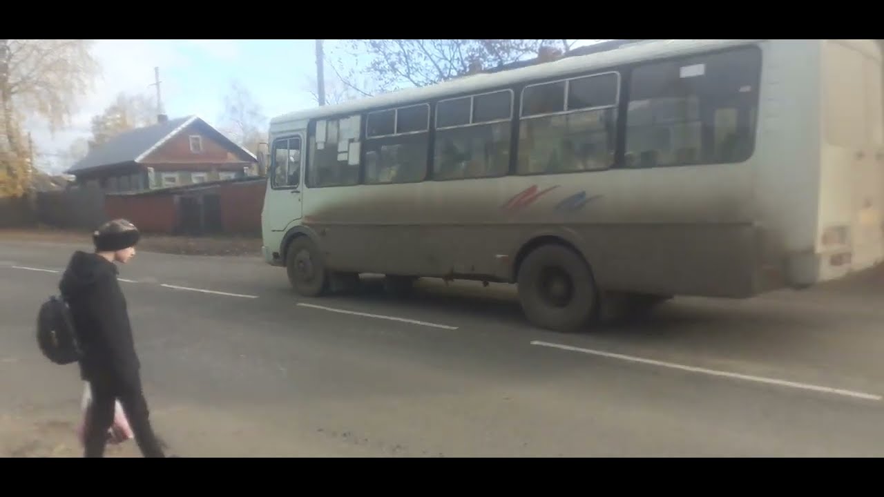 Автобус ПАЗ 4234 с маршрутом №14 Лесопристань - Вокзал, ЕК 085 44 ...