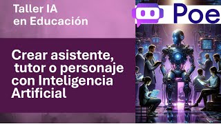 Create AI assistants, tutors, or characters for free with POE screenshot 4