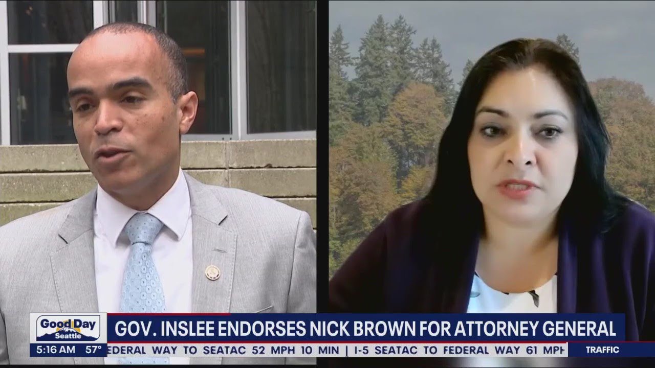 Gov. Inslee endorses Nick Brown for AG