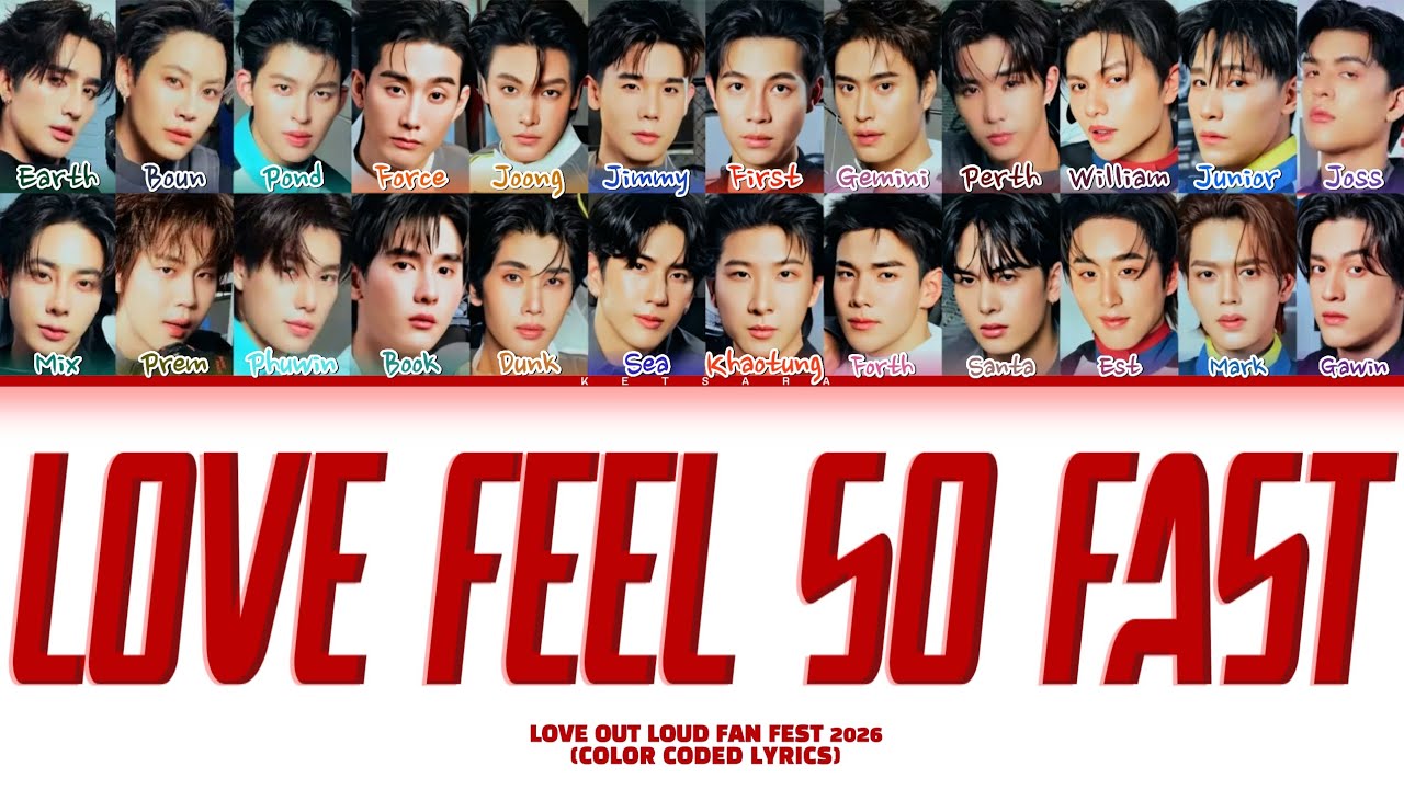 VARIOUS ARTIST GMMTV LOL 2026 - Love Feel So Fast [COLOR CODED