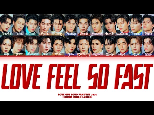 VARIOUS ARTIST GMMTV LOL 2026 - Love Feel So Fast [COLOR CODED