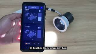 Đèn Led Chiếu Điểm Thông Minh Huepress - Spot Light Bluetooth Mesh 15W 36 Cct Dim 2700K-6500K