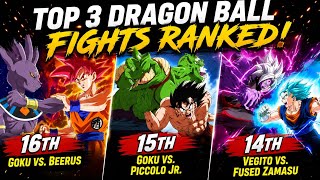 Dragon Ball Fights Ranked  dragonball dragonballz dragonballsuper 