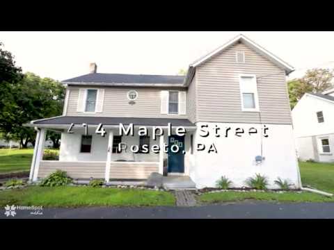 414 Maple Street, Roseto, PA home video tour