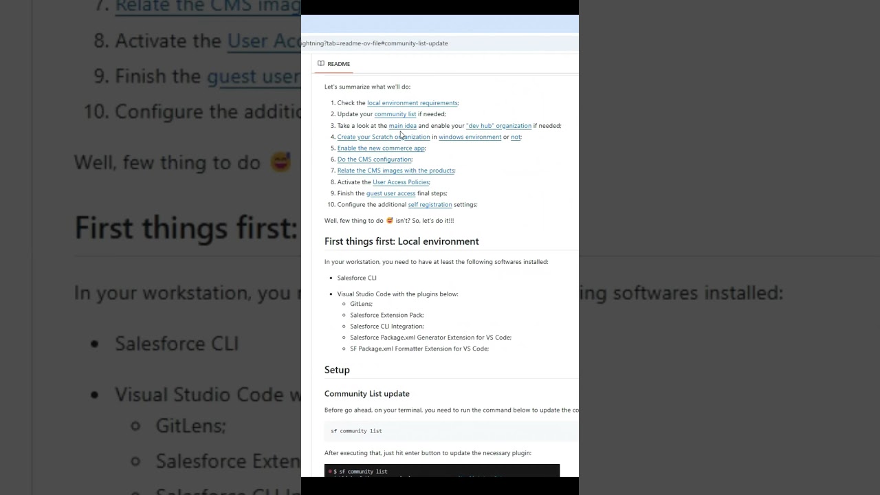 Commerce D2C Walkthrough - Read Me file