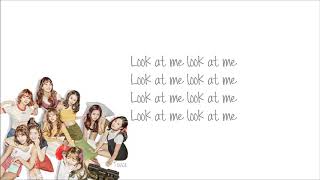 TWICE 'LOOK AT ME' LYRICS COLOR IS MEMBER