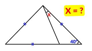 Can you find the angle X?