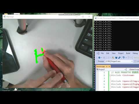 Drawing on the screen using OpenCV
