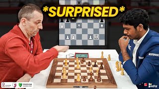 Why was Grischuk surprised when Pranav made his last move?