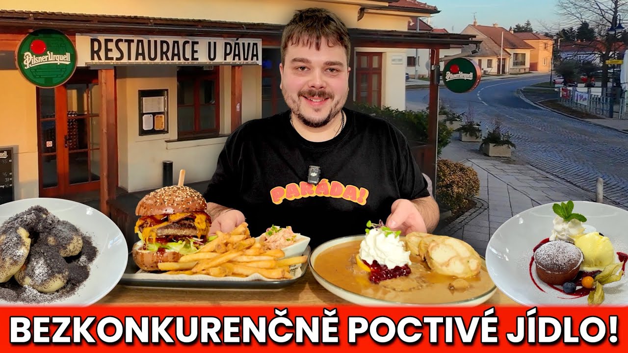 NEJLEPŠÍ RESTAURACE ŠIROKO DALEKO!🤩ÚŽASNÁ SVÍČKOVÁ A POCTIVÉ JÍDLO ZA SUPER CENU! U PÁVA BUCHLOVICE