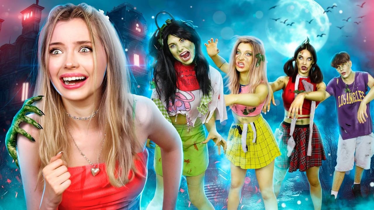 Zombie-Apokalypse im echten Leben! 24 Stunden in einer verlassenen Villa überleben