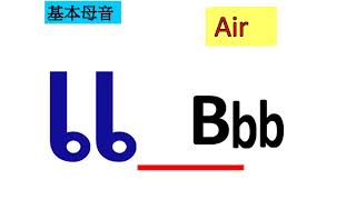 BBR -1 泰語很好學: 基礎母音(一) 基本母音18音