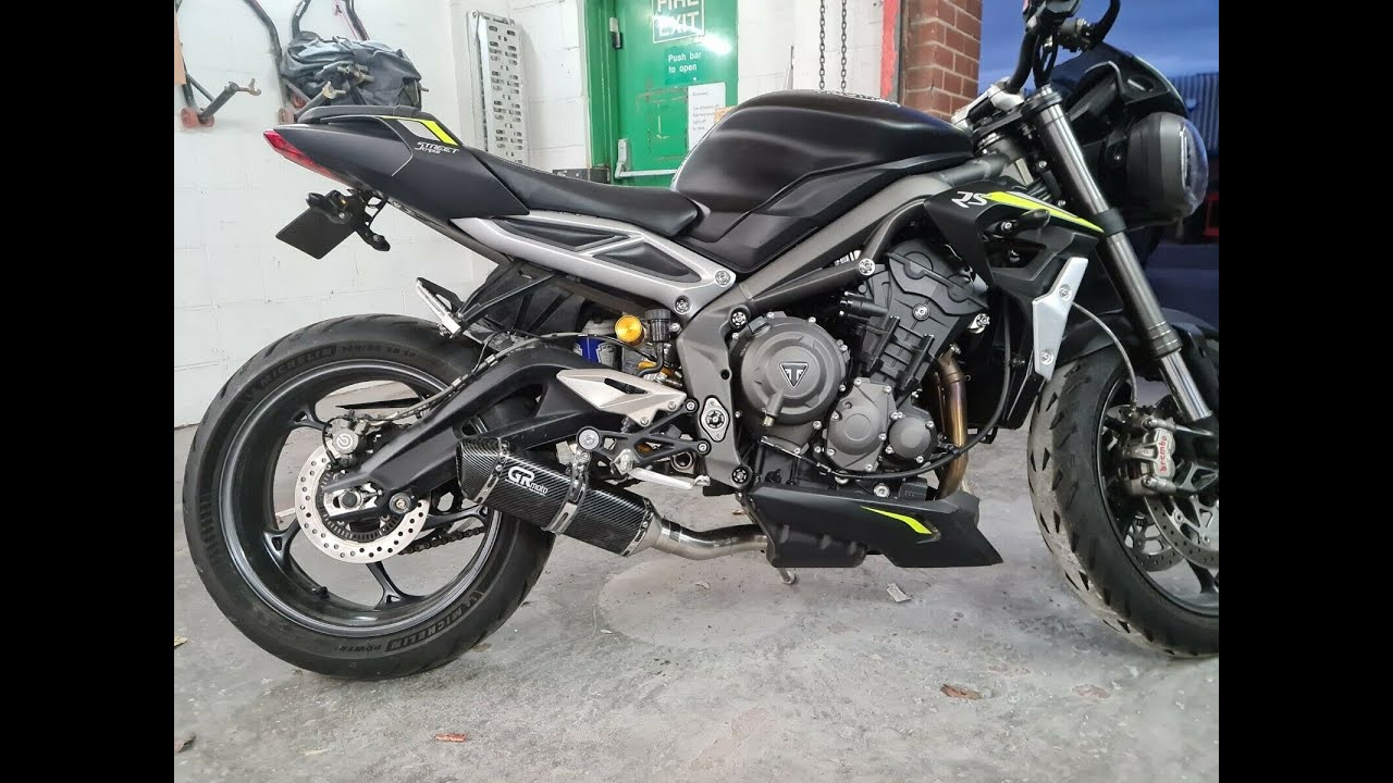 TRIUMPH STREET TRIPLE 765 S/R/RS 2017 - 2022 GRmoto Exhaust Sound Muffle