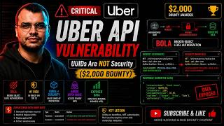 Critical Uber API Vulnerability | UUIDs Are NOT Security ($2,000 Bounty) | BOLA Vulnerability PoC