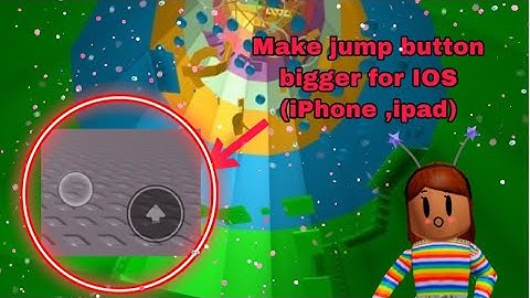 How to make the jump button bigger for IOS (iPhone ,iPad,)