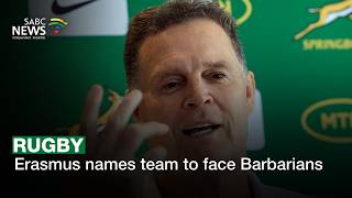 Rugby | Erasmus names team to face Barbarians